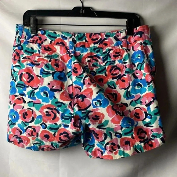 TOMMY HILFIGER WOMENS SIZE 6 SHORTS FLORAL PRINT 4” INSEAM ZIP AND HOOK CLOSURE - Picture 7 of 11